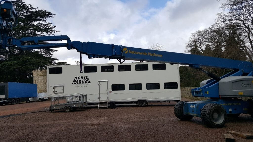 Succession - Movie Maker Trucks in the Courtyard