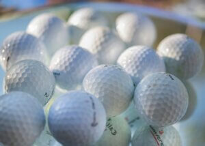 golf ball wedding favour