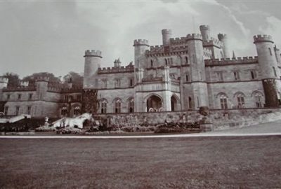 Black And White Photo Of Eastnor Castle