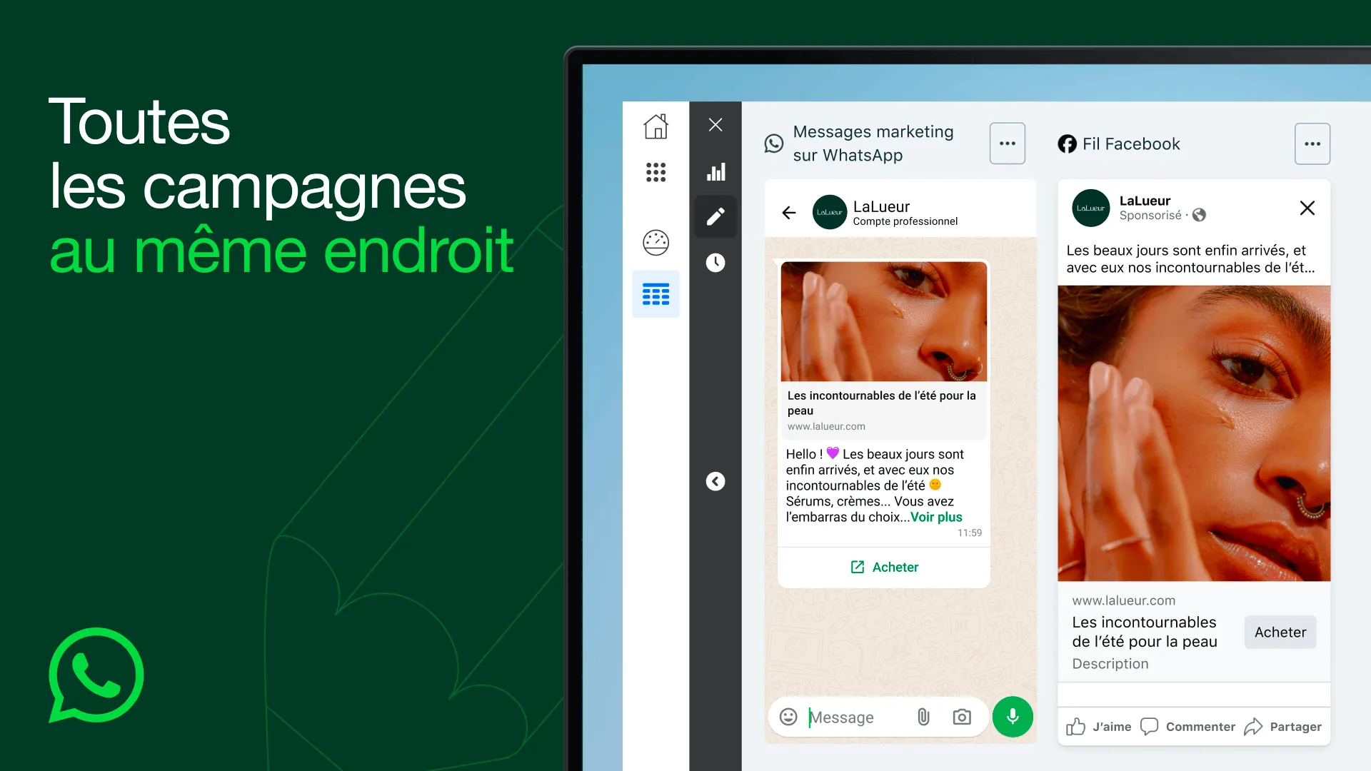 Toutes vos campagnes dans un seul endroit centralisé